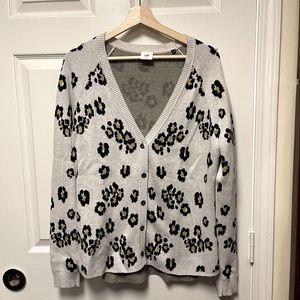 Animal print sweater